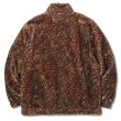 画像3: CALEE  Allover spiral pattern fleece jacket (3)