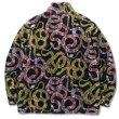 画像2: CALEE  Allover snake pattern fleece jacket (2)