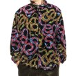 画像5: CALEE  Allover snake pattern fleece jacket (5)