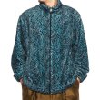 画像6: CALEE  Allover spiral pattern fleece jacket (6)