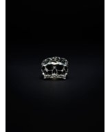 画像: Antidote　Engraved Calvary Skull Ring　SILVER