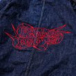 画像8: CALEE×FELLOW BY F&F EMBROIDERY VINTAGE TYPE DENIM COVERALL<LEN DESIGN>　ステッカー付 (8)