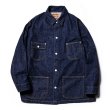 画像2: CALEE×FELLOW BY F&F EMBROIDERY VINTAGE TYPE DENIM COVERALL 　ステッカー付 (2)