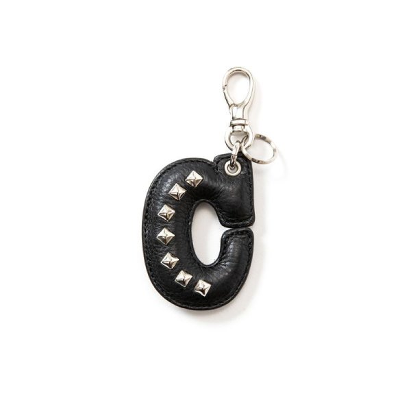画像1: CALEE  Studs leather logo & hotel key ring <Type A> (1)