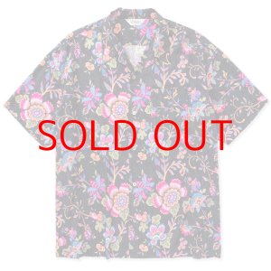 画像: CALEE  R/P Flower pattern amunzen cloth S/S shirt