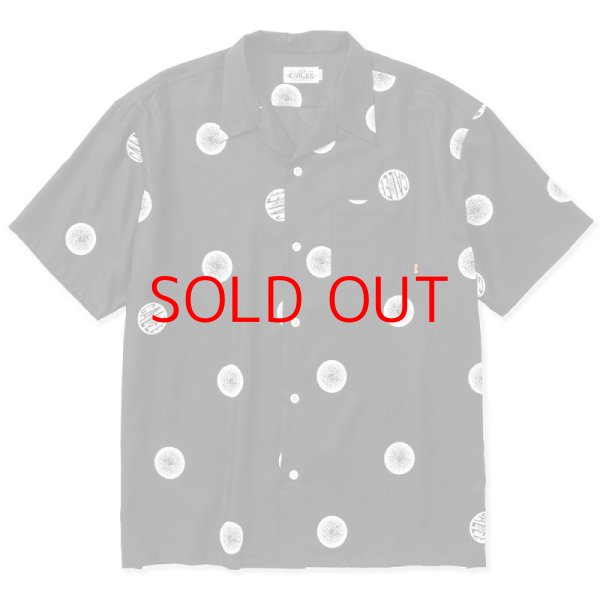 画像1: CALEE  Original dot pattern amunzen cloth S/S shirt (1)