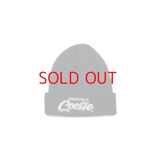 画像1: COOTIE  EMBROIDERY DRY TECH BIG CUFFED BEANIE (PRODUCTION OF COOTIE) (1)