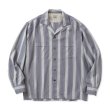 画像1:   CALEE  VINTAGE TYPE OMBRE STRIPE SHIRT (1)