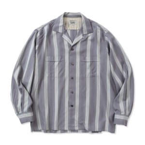 画像:   SALE 40%OFF CALEE  VINTAGE TYPE OMBRE STRIPE SHIRT