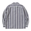 画像2:   CALEE  VINTAGE TYPE OMBRE STRIPE SHIRT (2)