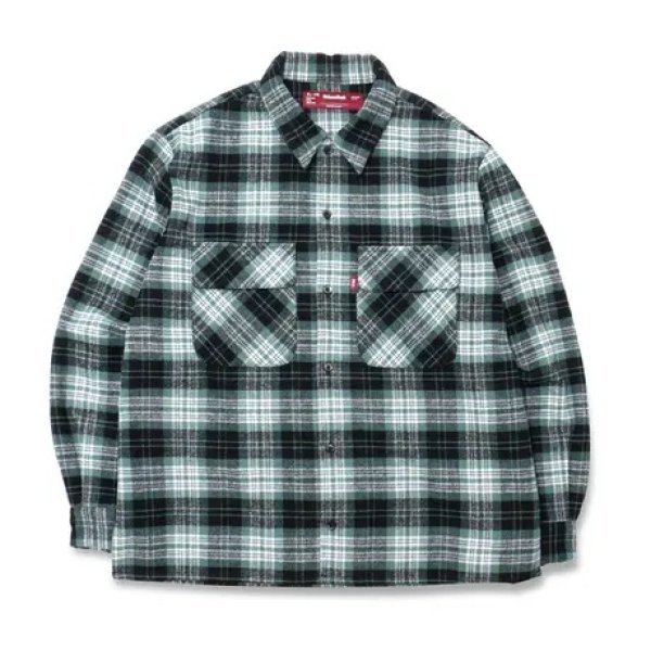 画像1: HIDE & SEEK  Plaid Flannel L/S Shirt(23aw) (1)