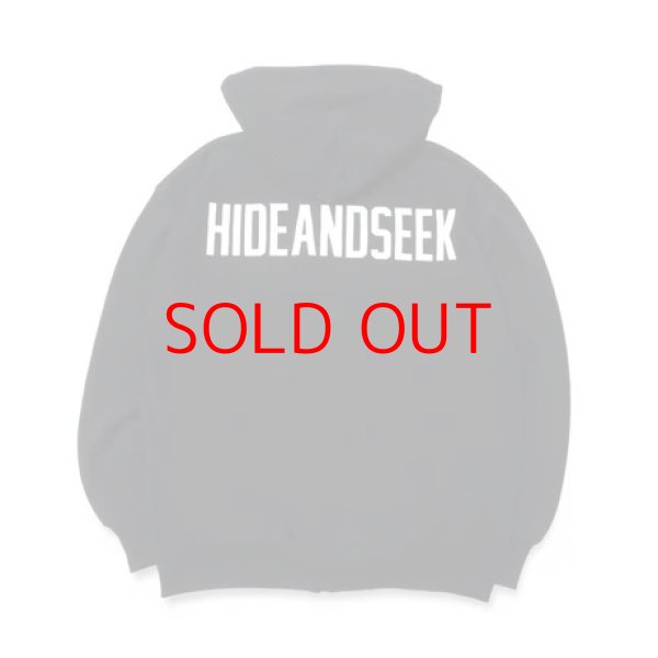 画像2: HIDE & SEEK  College Zip Hooded Sweat Shirt(23aw) (2)