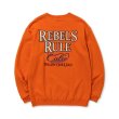 画像2: CALEE  "REBELS RULE" CREW NECK SW (2)