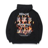 画像: HIDE & SEEK  Flame Hooded Sweat Shirt