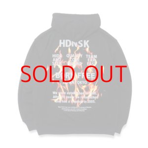画像:  SALE 40%OFF HIDE & SEEK  Flame Hooded Sweat Shirt
