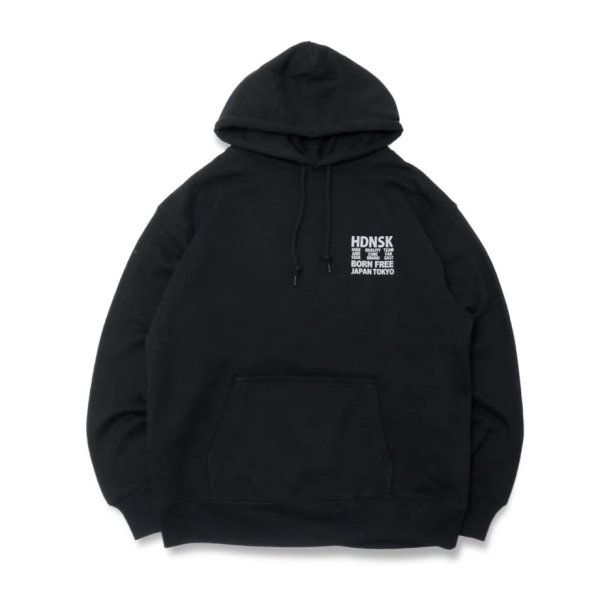 画像3: HIDE & SEEK  Flame Hooded Sweat Shirt (3)