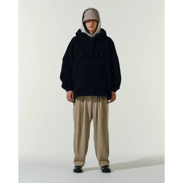 画像4: COOTIE  GARMENT DYED COTTON BOA ANORAK HOODIE (4)