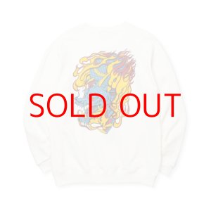 画像: SALE 30%OFF CALEE   FLAME DRAGON LOGO CREW NECK SW