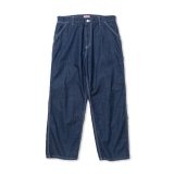 画像:  CALEE  9.5OZ DENIM PAINTER PANTS