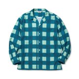 画像: SALE 50%OFF CALEE  RAYON CHECK OPEN COLLAR L/S SH