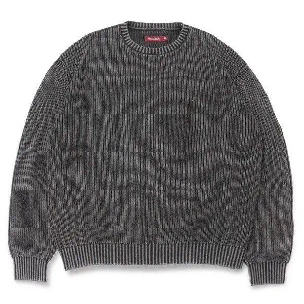 画像2: HIDE & SEEK  Garment Dye Rib Knit Sweater (2)