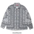 画像1: HIDE & SEEK  Bandana Pattern L/S Shirt (1)