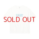 画像: SALE 40%OFF  CALEE  DROP SHOULDER CALEE BLUR LOGO TEE