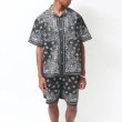 画像3: HIDE & SEEK  Bandana Pattern S/S Shirt(24ss) (3)