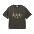 画像2: CALEE  DROP SHOULDER "INDIVIDUAL BASIS" SNAKE LOGO TEE (2)