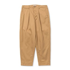 画像: CALEE  T/C TWILL TUCK WIDE TROUSERS