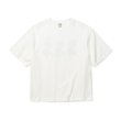 画像2: CALEE  DROP SHOULDER "INDIVIDUAL BASIS" ROSE LOGO TEE (2)