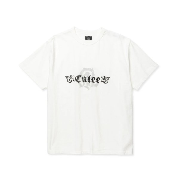 画像2: CALEE  BINDER NECK CALEE LOGO VINTAGE TEE ＜NATURALLY PAINT DESIGN＞ (2)