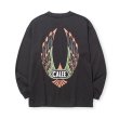 画像1: CALEE  VINTAGE TYPE WING LOGO L/S TEE ＜NATURALLY PAINT DESIGN＞ (1)