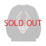 画像: CALEE  VINTAGE TYPE WING LOGO L/S TEE ＜NATURALLY PAINT DESIGN＞