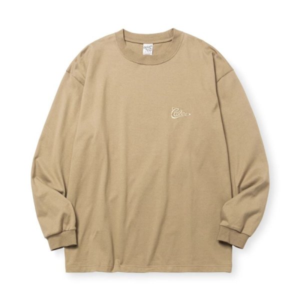 画像2: CALEE LOGO DROP L/S TEE (2)