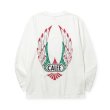 画像2: CALEE  VINTAGE TYPE WING LOGO L/S TEE ＜NATURALLY PAINT DESIGN＞ (2)