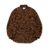 画像: SALE 30%OFF CALEE  ZEBRA PATTERN CORDUROY OVER SH