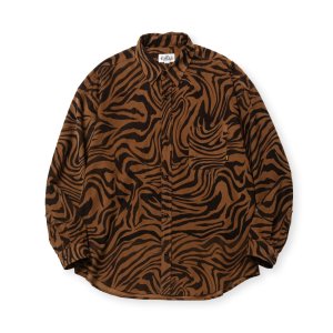 画像: CALEE  ZEBRA PATTERN CORDUROY OVER SH