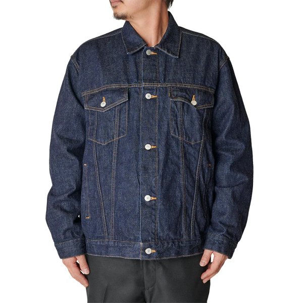 画像3: CALEE  VINTAGE REPRODUCT 3RD TYPE DENIM JACKET ＜OW＞ (3)