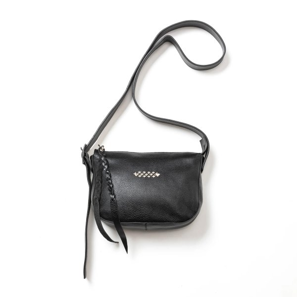 画像1: CALEE  STUDS LEATHER SHOULDER BAG ＜REGULAR＞ (1)