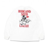 画像: HIDE & SEEK  Love All L/S Tee(Back)