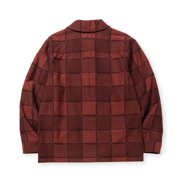 画像3: CALEE  BLOCK CHECK OVER SIZE SHIRT JACKET (3)