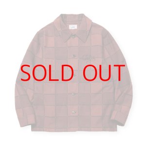 画像: SALE 30%OFF CALEE  BLOCK CHECK OVER SIZE SHIRT JACKET