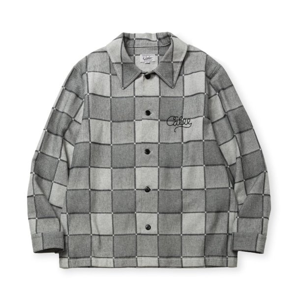 画像2: CALEE  BLOCK CHECK OVER SIZE SHIRT JACKET (2)