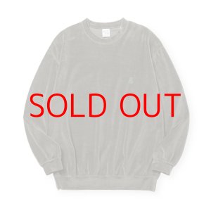 画像:  CALEE VELOUR CREW NECK SH