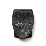 画像: CALEE  STUDS LEATHER MULTI COIN CASE