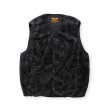 画像1: CALEE  NYLON RIP FLEECE WAIST COAT ＜SNAKE PATTERN＞ (1)