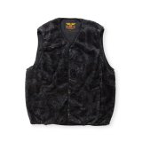 画像: CALEE  NYLON RIP FLEECE WAIST COAT ＜SNAKE PATTERN＞