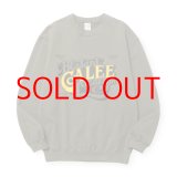 画像:  CALEE  CAL BL LOGO CREW NECK SW ＜NATURALLY PAINT DESIGN＞