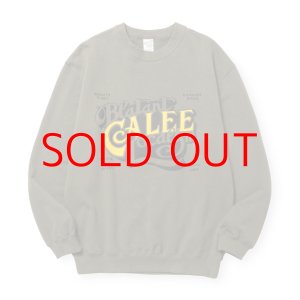 画像:  CALEE  CAL BL LOGO CREW NECK SW ＜NATURALLY PAINT DESIGN＞